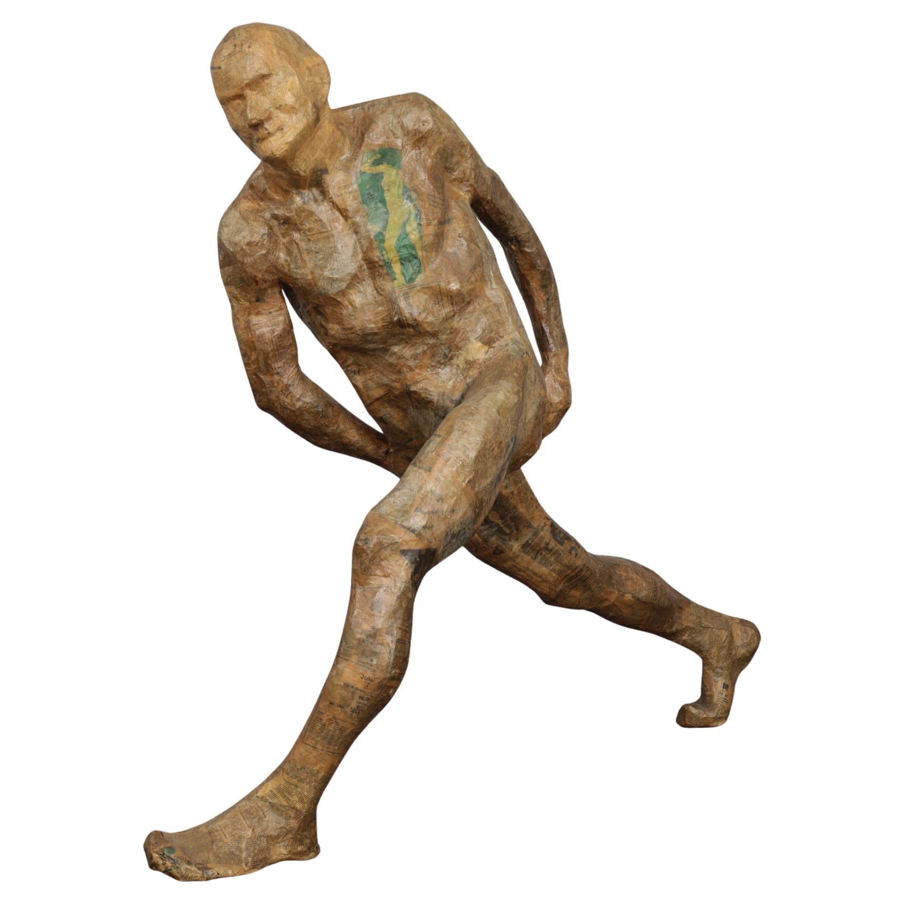Sculpture grandeur nature "Running Figure" de Karol Broniatowski, 1972 en vente
