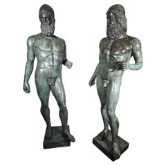 Life-Size Sculptures 180cm of the Riace Warriors, 1980, Bronzes