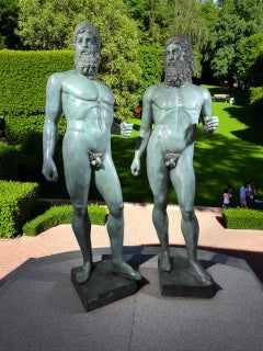 Life-Size Sculptures 180cm of the Riace Warriors, Bronzes