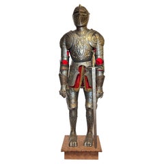 Vintage Life Size Spanish Toledo Ware Suit of Armor of Carlos V