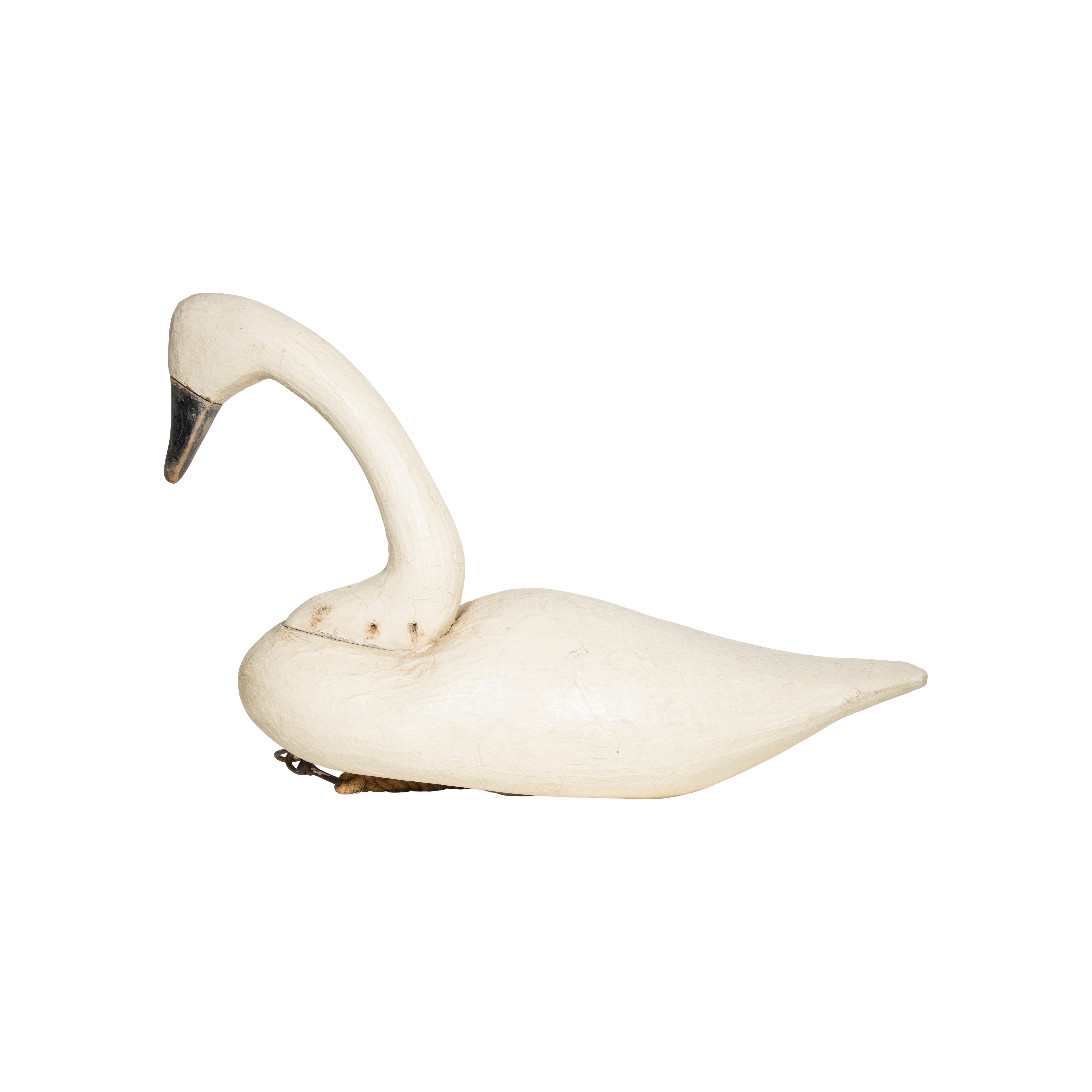 antique swan decoy