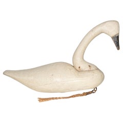 Life Size Swan Decoy by Frank Finney
