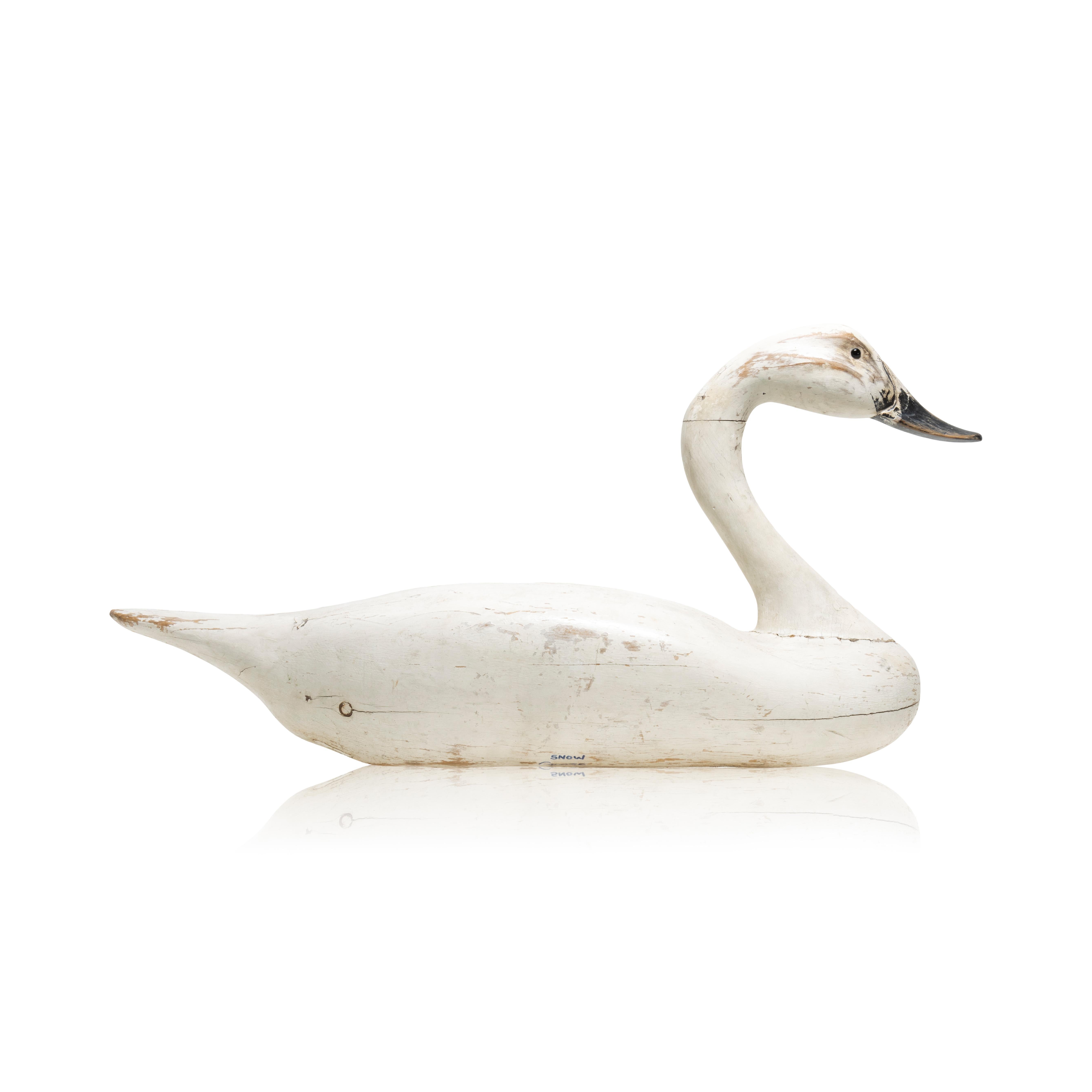American Life Size Swan Decoy  For Sale