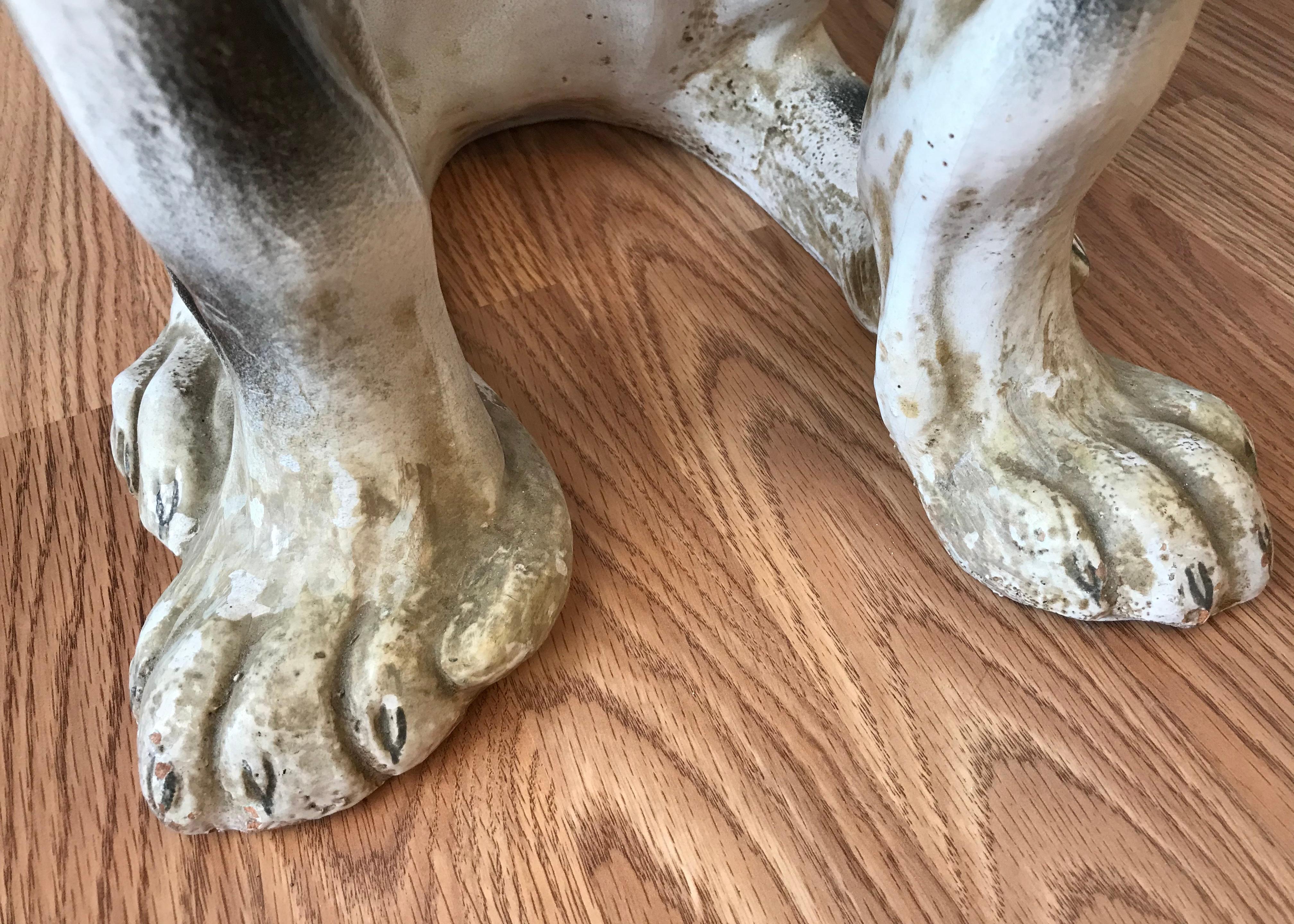Life Size Terra Cotta Figure of a Dalmatian 2
