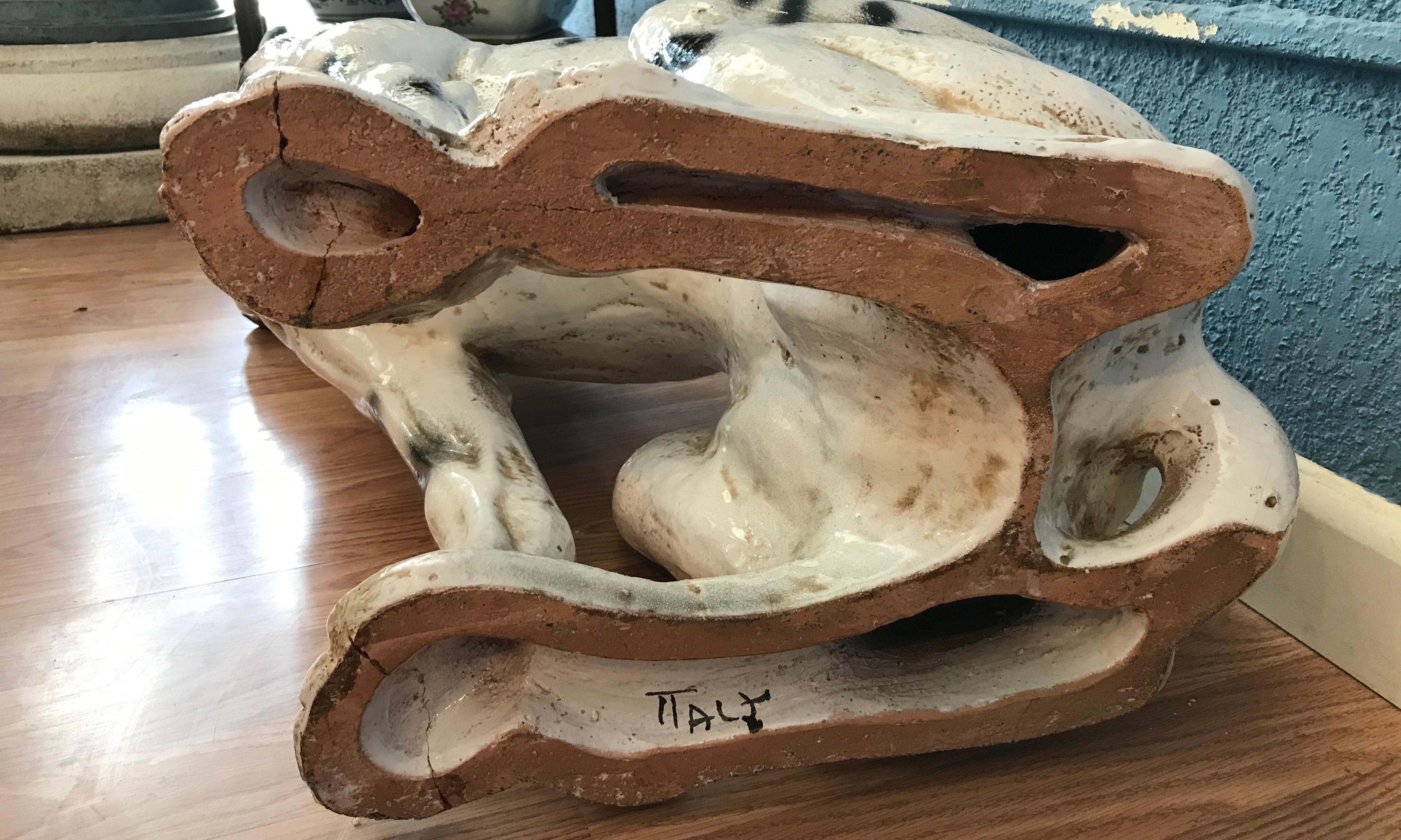 Life Size Terra Cotta Figure of a Dalmatian 3
