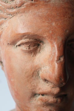 Life size Terracotta bust of the Venus Of Milo 19th century Italy
