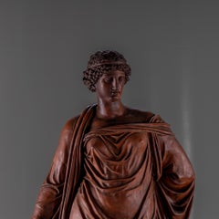 Life-Size Terracotta Statue of the Goddess Ceres, Vienna, Late 19th Century