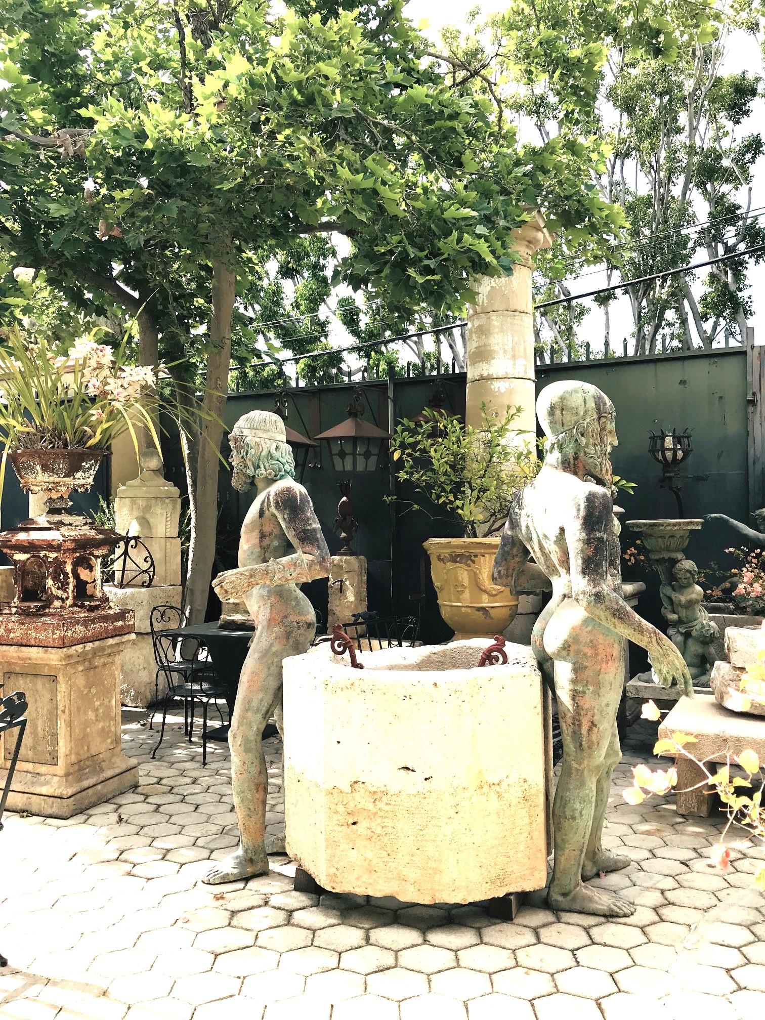 Life-size Two Large Bronze Statues Riace Warriors Style Erectheus & Eumolpos 8