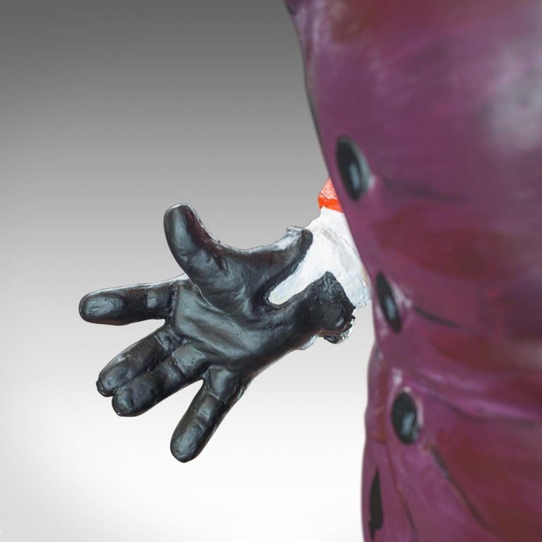 LifeSize Vintage Clown Statue, English, Plaster, Day of the Dead For