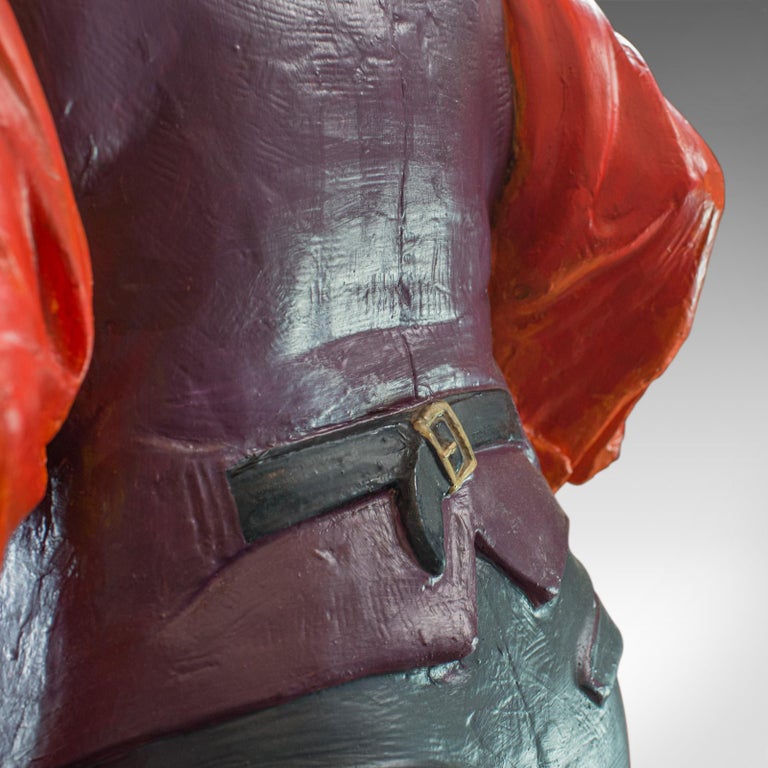 LifeSize Vintage Clown Statue, English, Plaster, Day of the Dead For