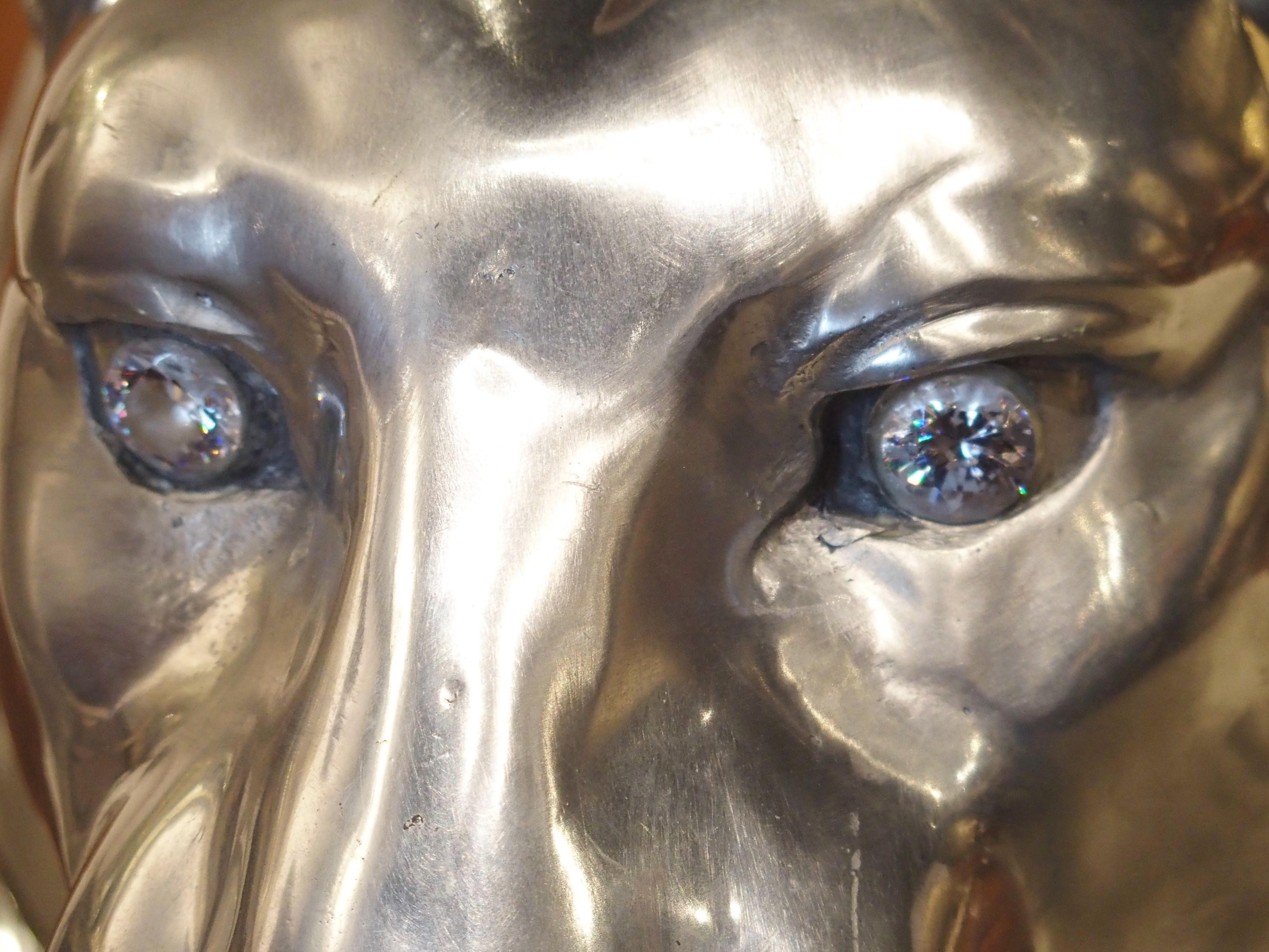 Life-Sized Aluminum Panther by French Sculptor Christian Maas 2