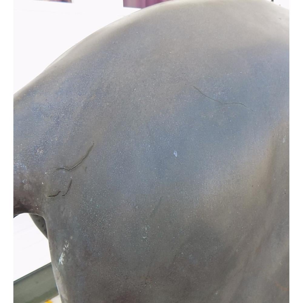 Life-Sized Bronze Secretariat Statue In Good Condition For Sale In Washington Crossing, PA