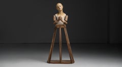 Santos en cage grandeur nature, Espagne 18e siècle