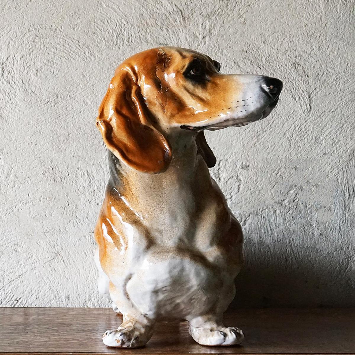 Ceramic sausage dog hotsell
