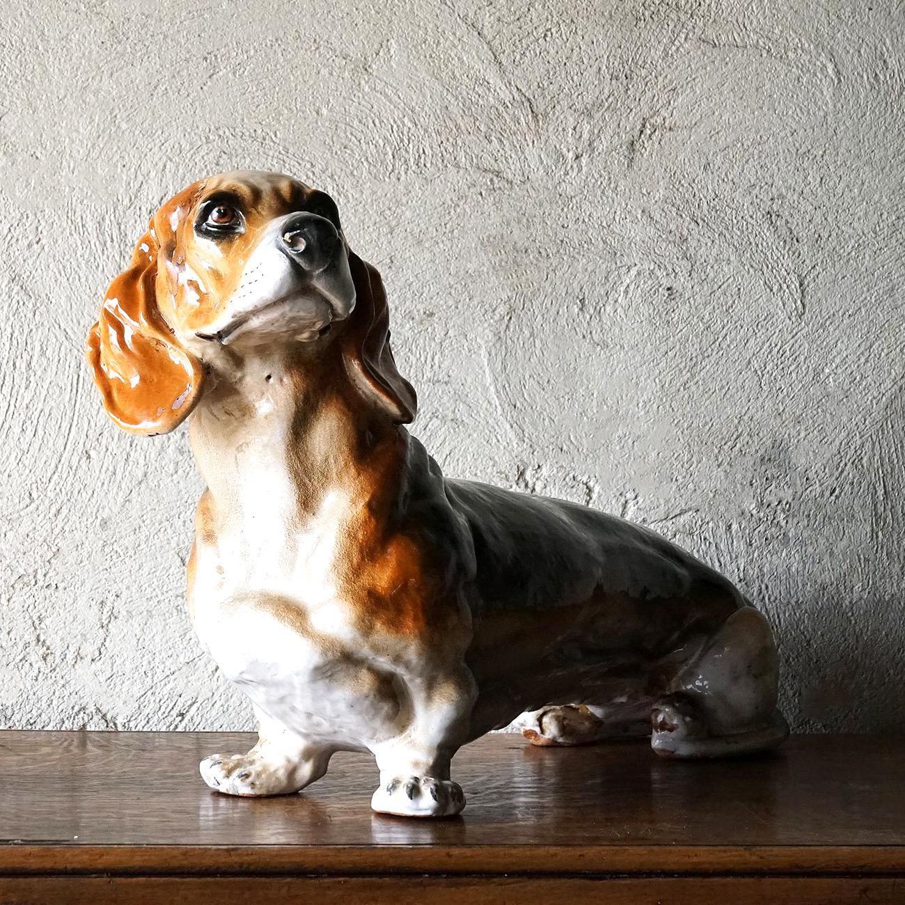 ceramic sausage dog