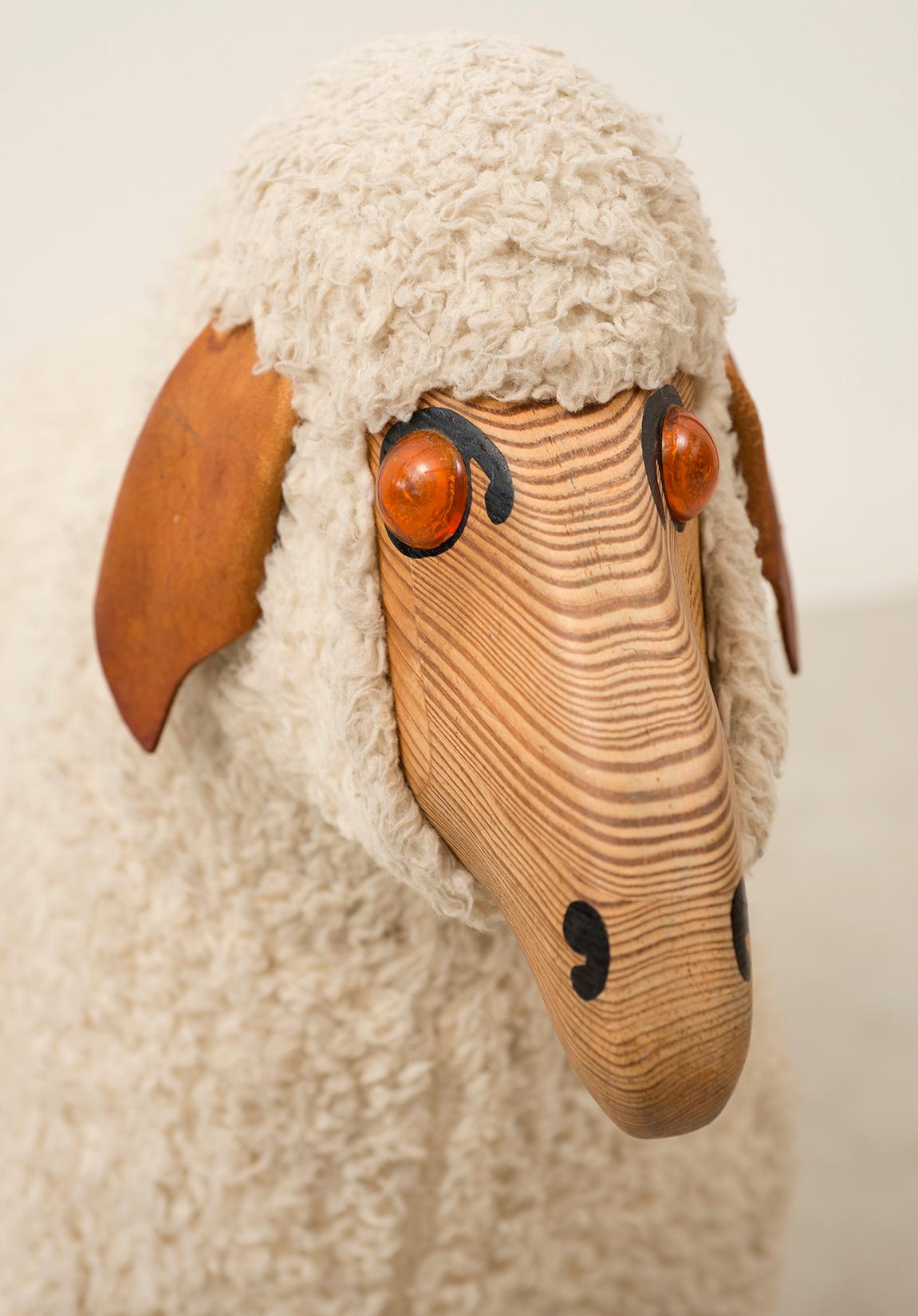 Life-Sized Sheep by Hans-Peter Krafft for Meier, Germany, 1970s 2