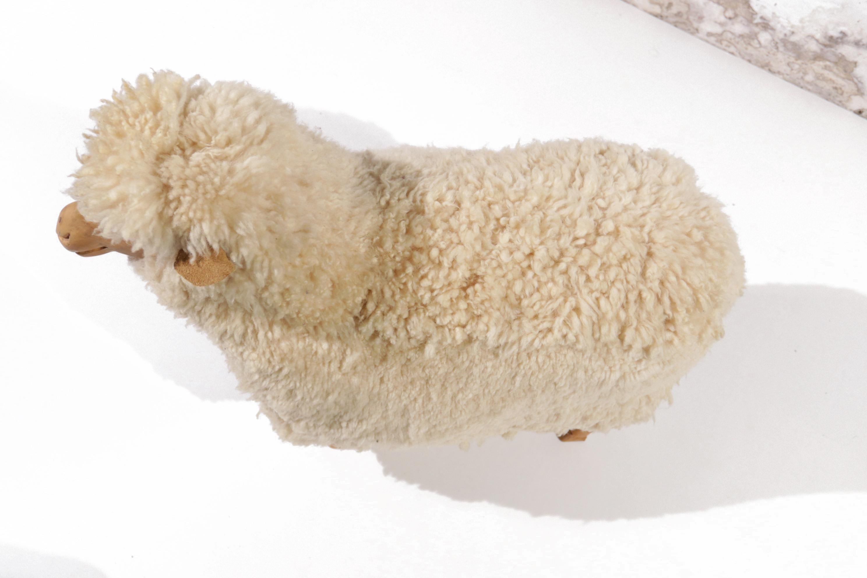 Life-Sized Sheep Stool by Hans-Peter Krafft for Meier, Germany, 1970s 7