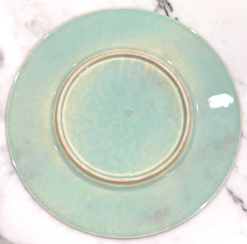 Américain « Life Undersea », rare assiette Art Déco avec poissons et étoile de mer par Winter pour Cowan en vente