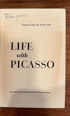Livre "La vie avec Picasso" signé par Françoise Gilot