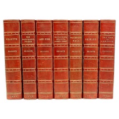 Life & Works of the Sisters Bronte, 7 Vols., Haworth Edition, Finely Bound!