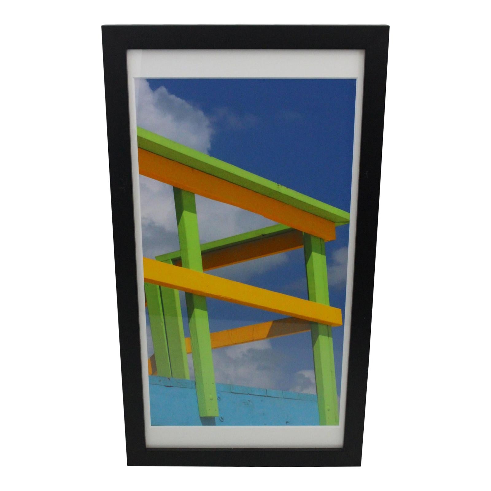 "Lifeguard Stand at South Beach Miami" Print