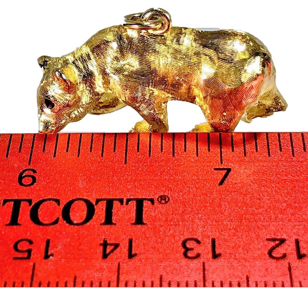 grizzly bear pendant