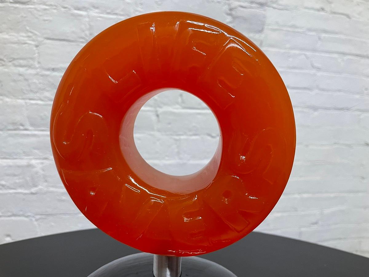 Modern Lifesaver Candy Sculpture by Daniel Meyer, Signed For Sale