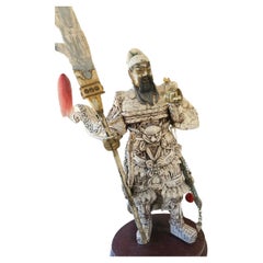 Lifesize Antique Chinese Emporor Statue Circa 1900s