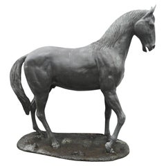 Lifesize Bronze Horse Statue Garden Equestrian Sculpture