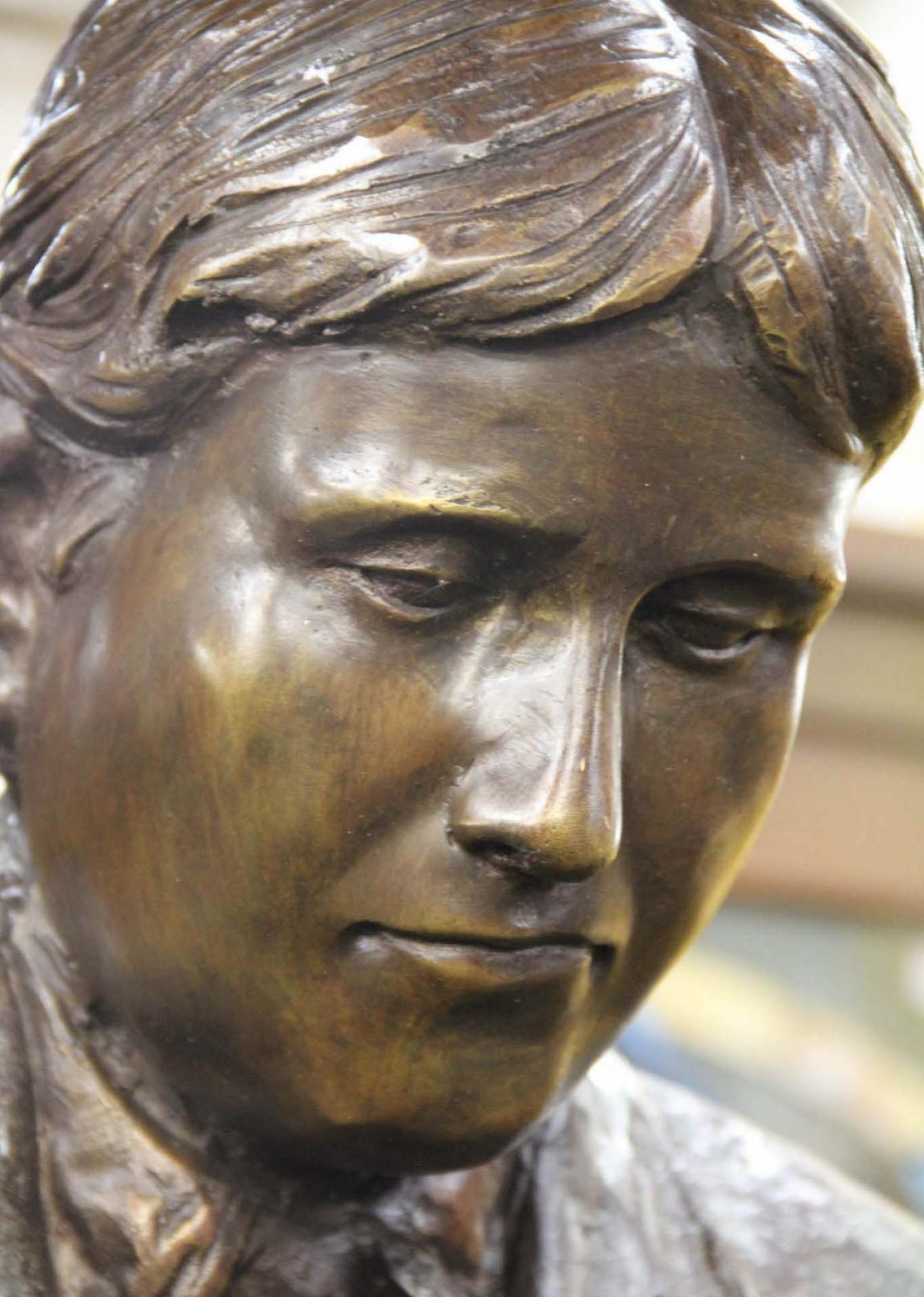 Lebensgroße Bronze Oxford Universität Student Gießen 1930er Jahre Statue im Angebot 3