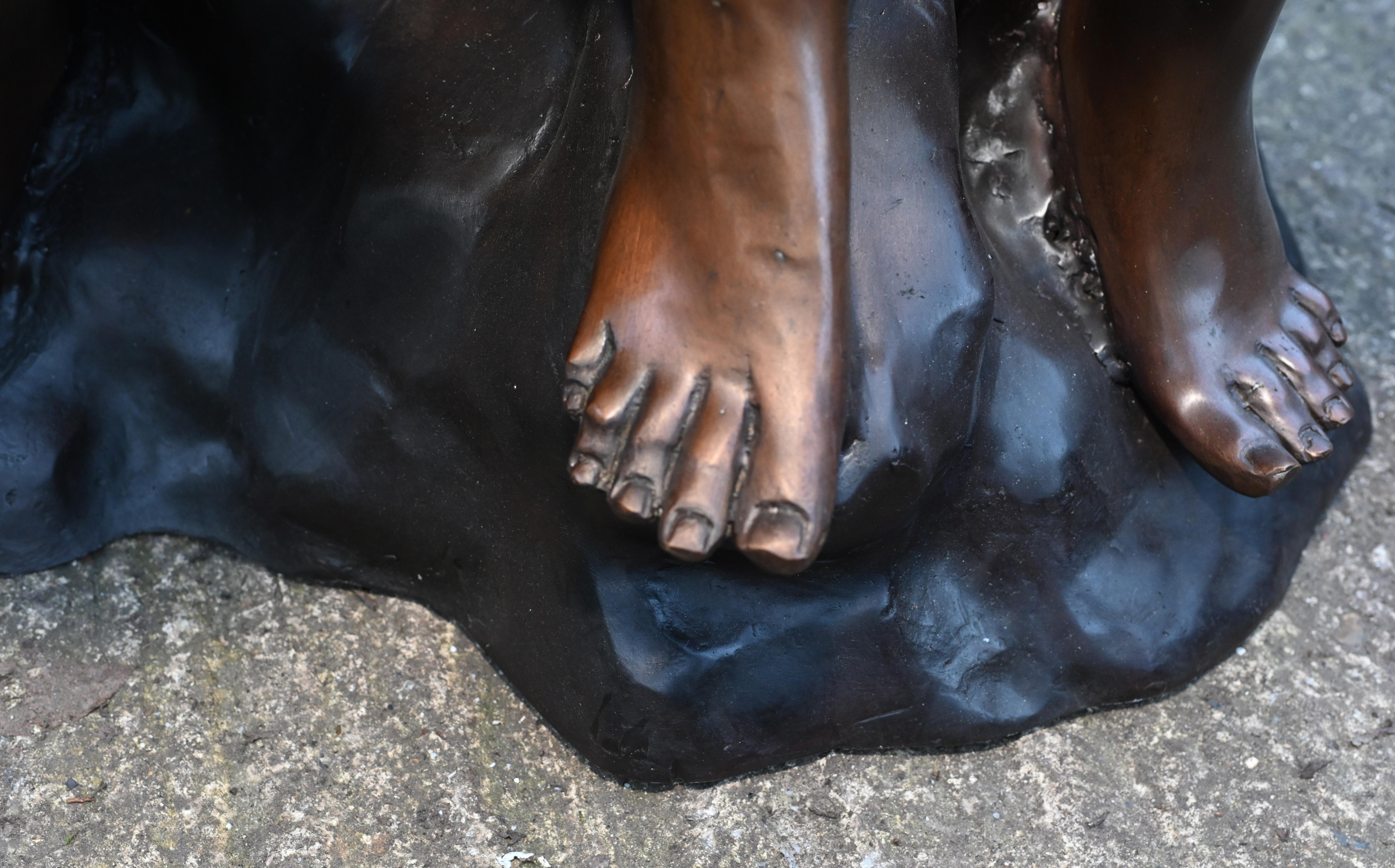 Lifesize Bronze der Kuss Statue nach Rodin Garten Gießen im Angebot 1