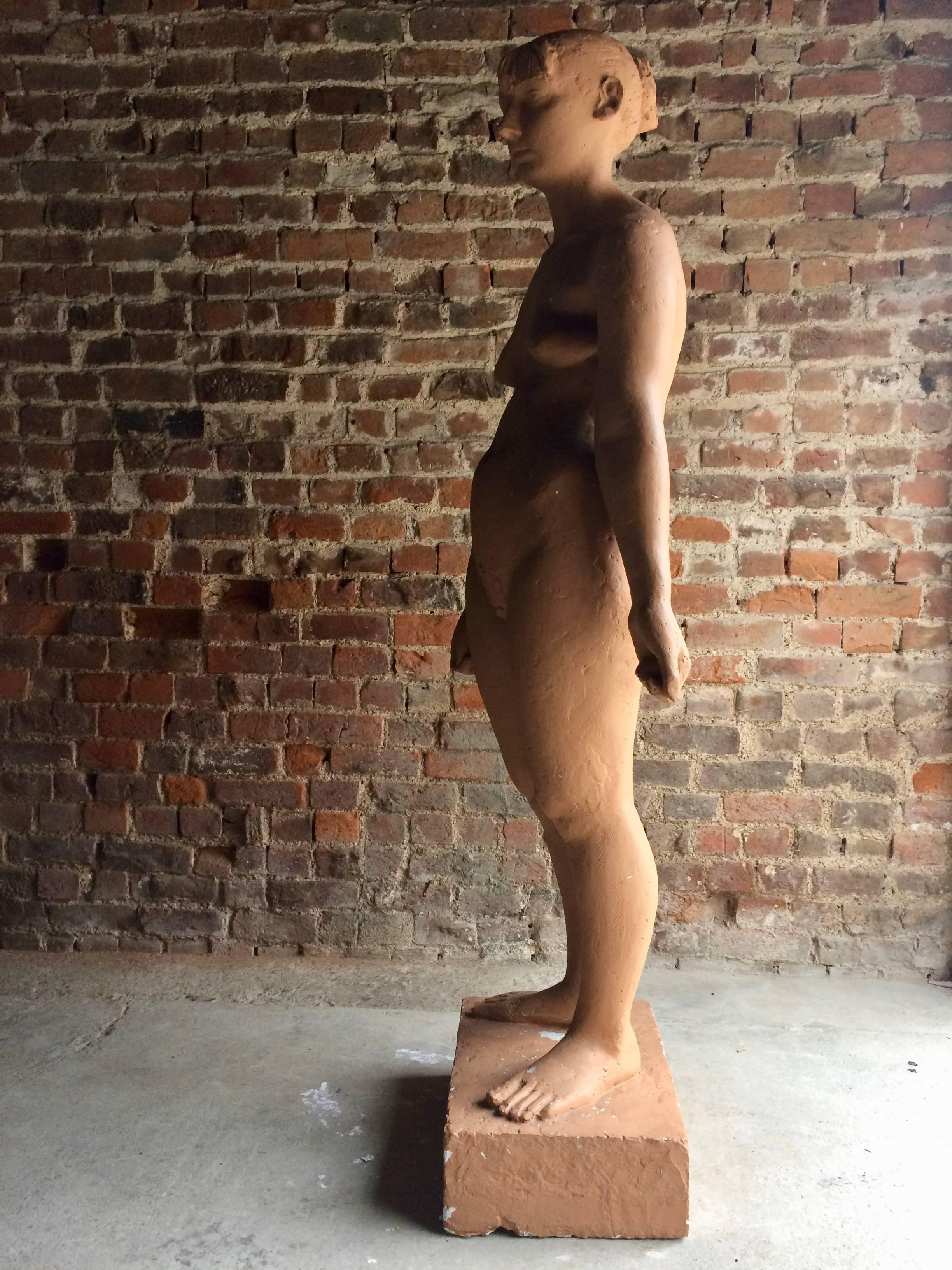 Lifesize Female Nude Sculpture by Karin Jonzen British Artist 1