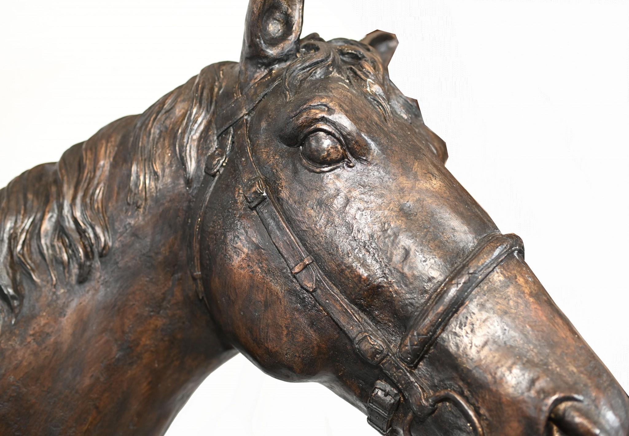 Lifesize French Bronze Horse Statue Architectural Bronze Horses Pony 8