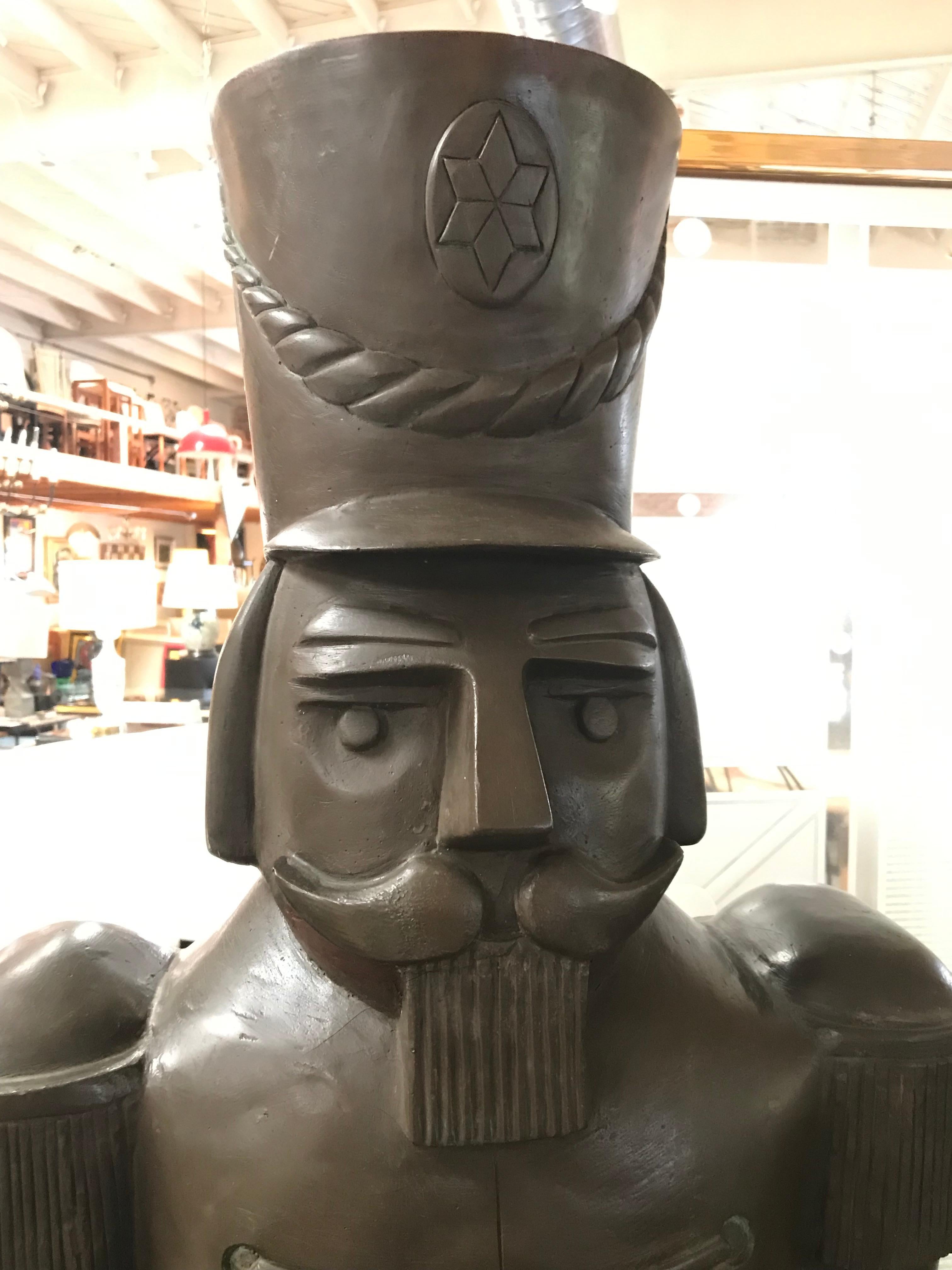 American Life-Size Hussar Drummer Resin Statue