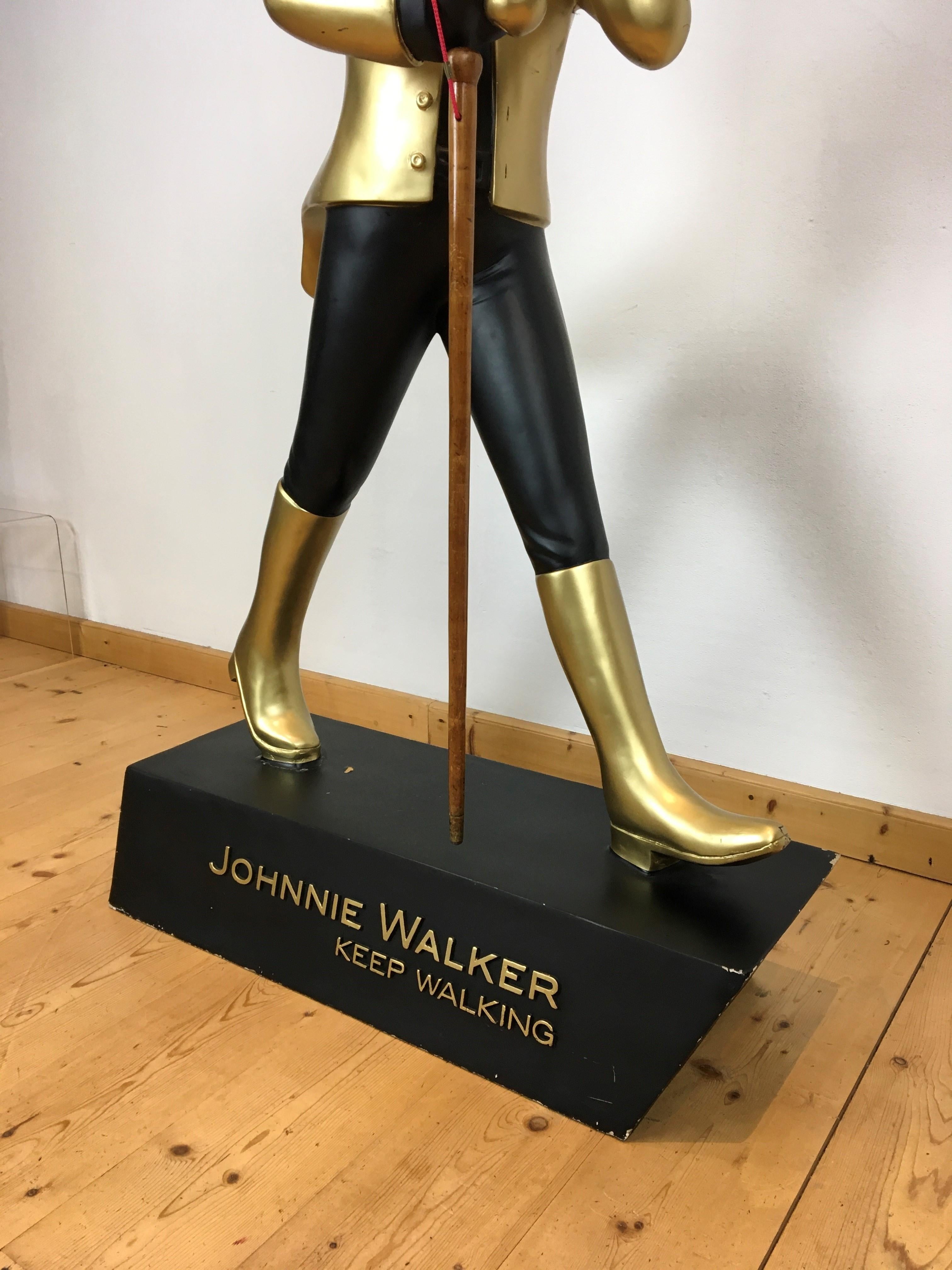 Lifesize Johnnie Walker Shop Advertising Display Man For Sale 10