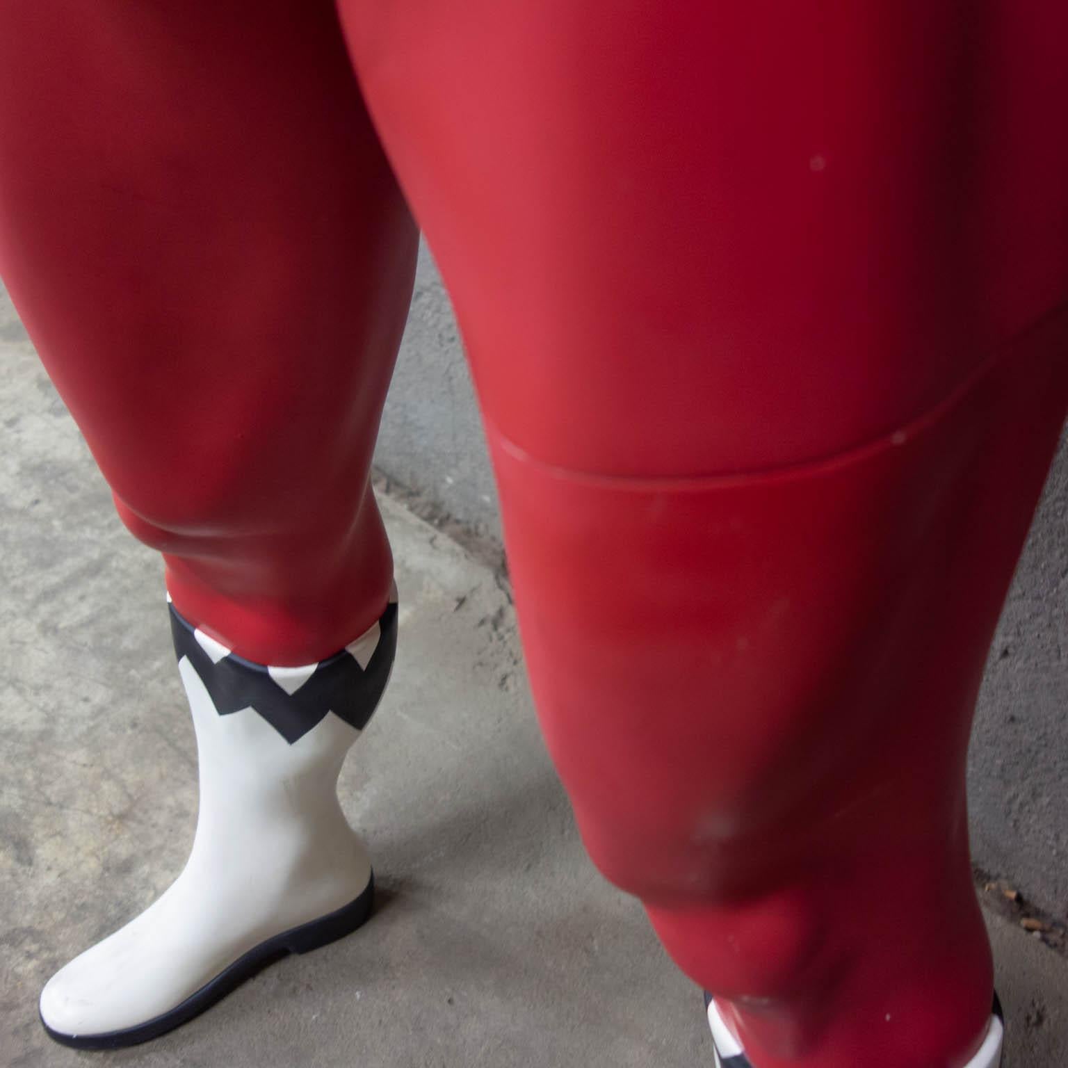 Mighty Morphin Red Power Ranger in Lebensgröße, 1999 Power Rangers Resolves Galaxy im Angebot 4
