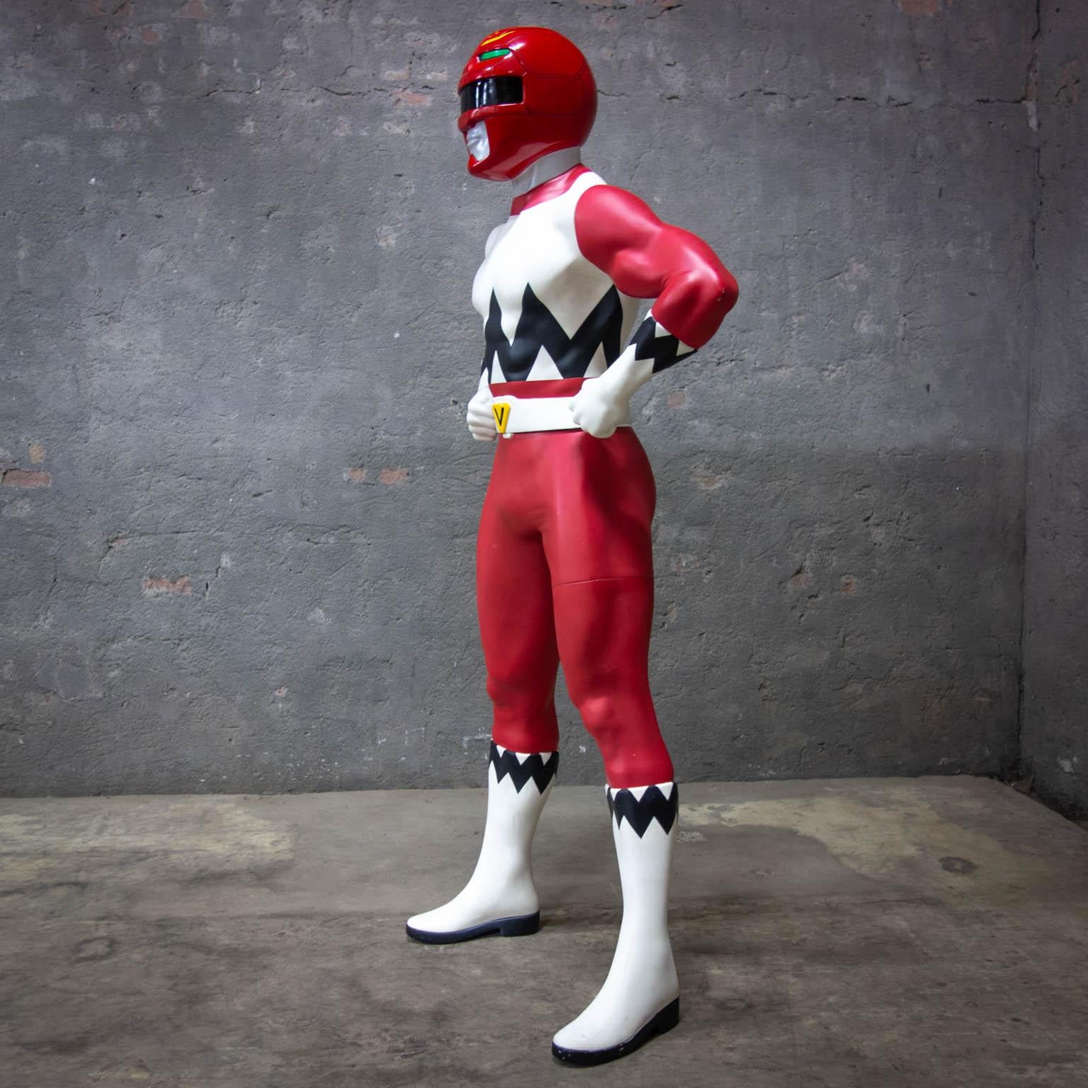 Mighty Morphin Red Power Ranger in Lebensgröße, 1999 Power Rangers Resolves Galaxy im Angebot 10