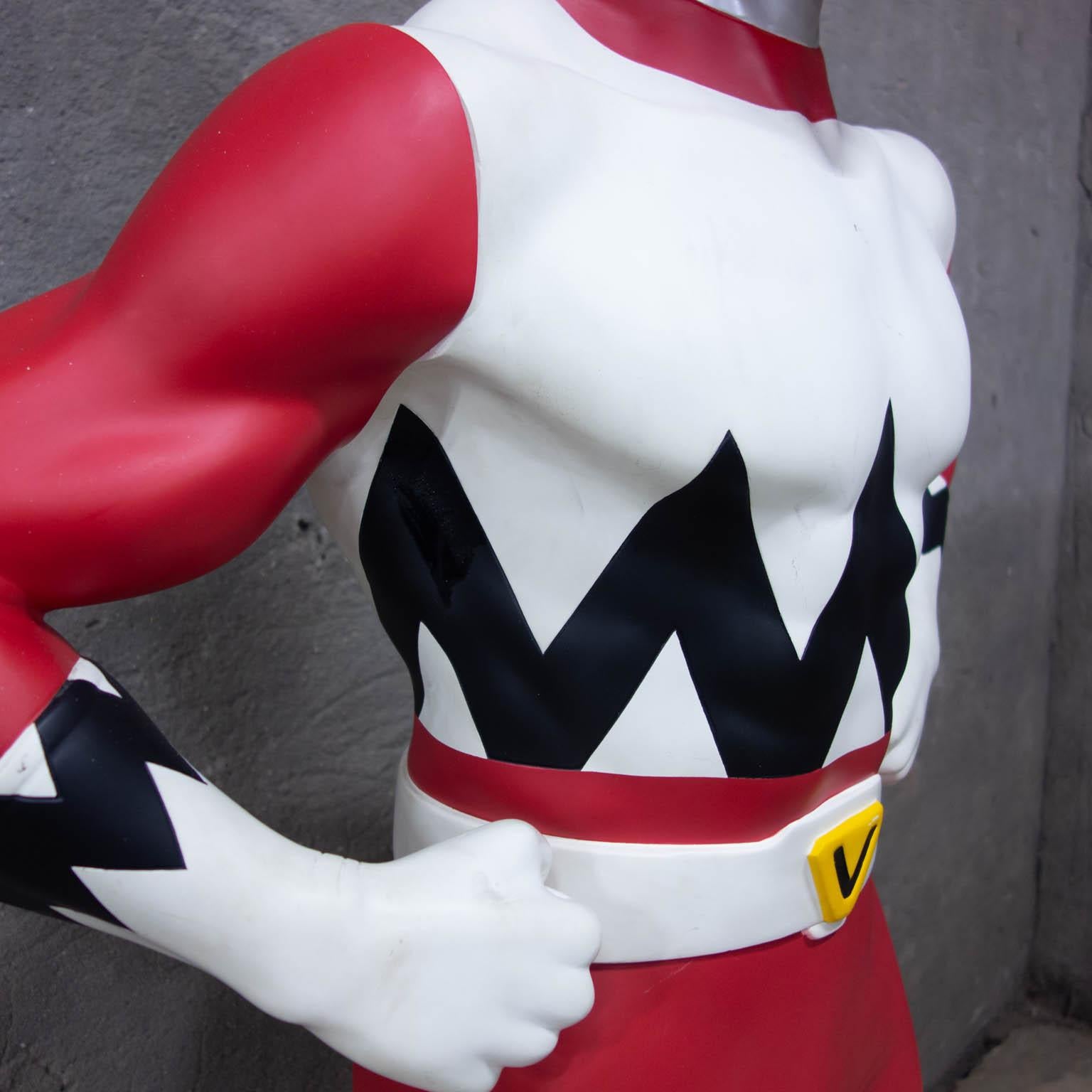 Mighty Morphin Red Power Ranger in Lebensgröße, 1999 Power Rangers Resolves Galaxy (Unbekannt) im Angebot
