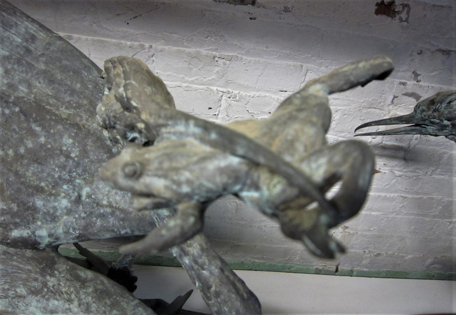Paire de sculptures françaises originales de Herons- Moigniez en vente 4