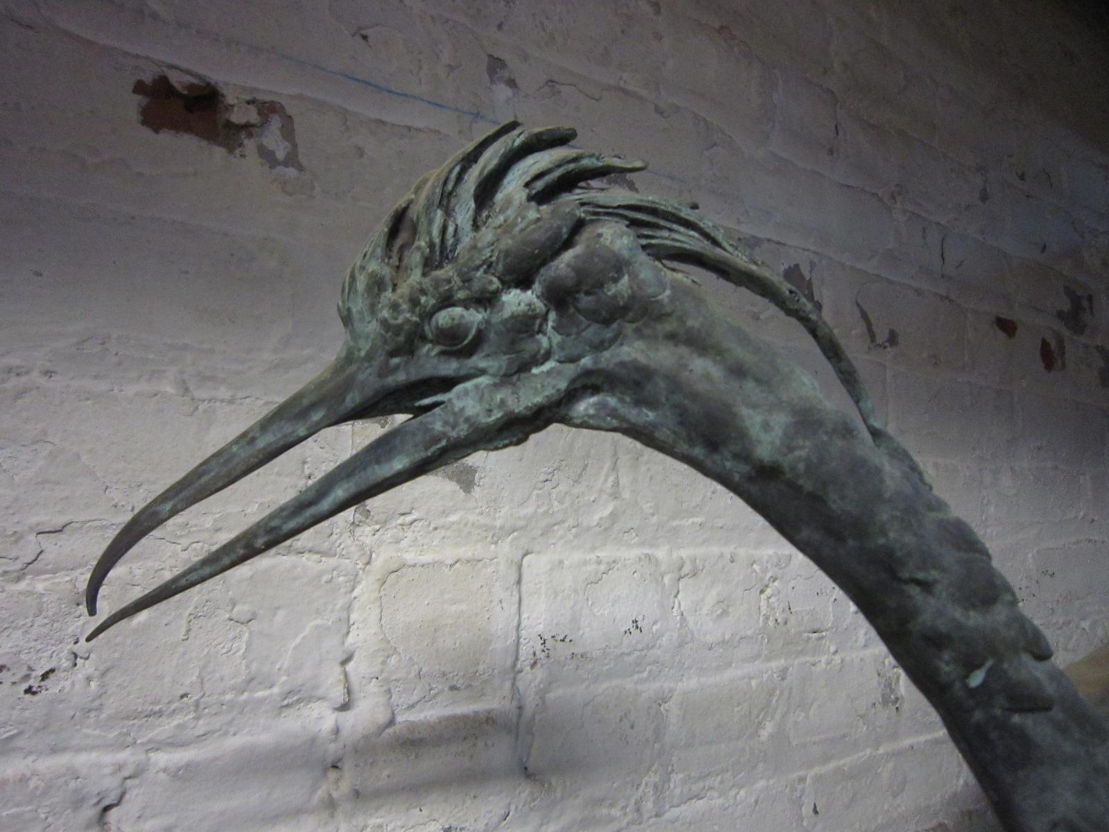 Paire de sculptures françaises originales de Herons- Moigniez en vente 8