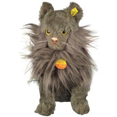 Vintage Lifesize Persian Cat Toy, Diva, by Steiff, Germany, 1968-1978