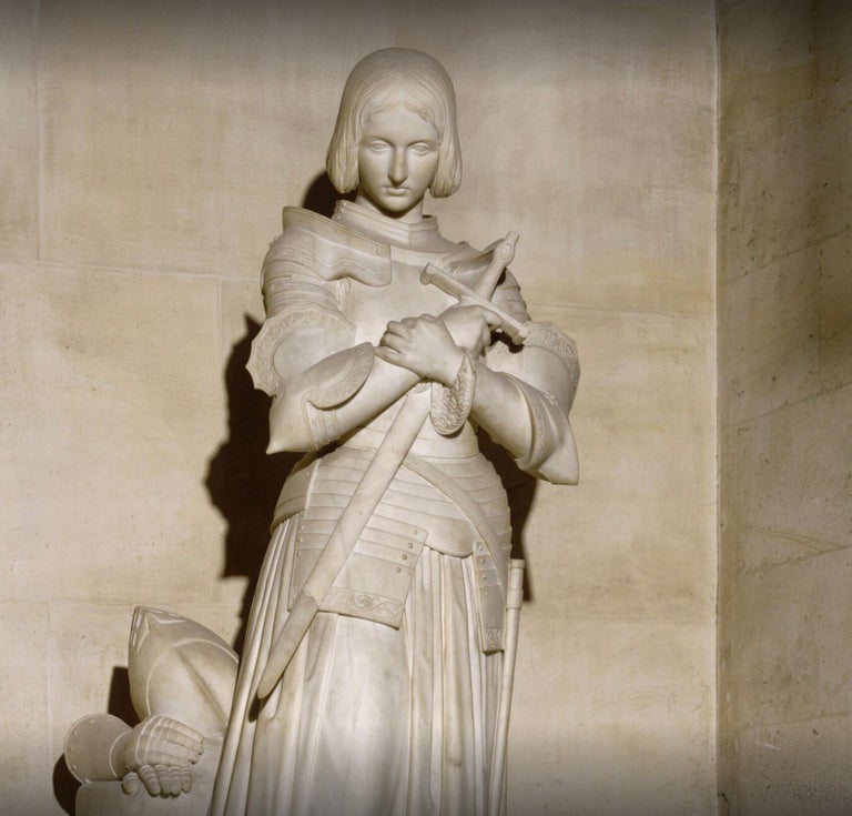 Lifesize Plaster Sculpture Representing Jeanne d'Arc For Sale 5