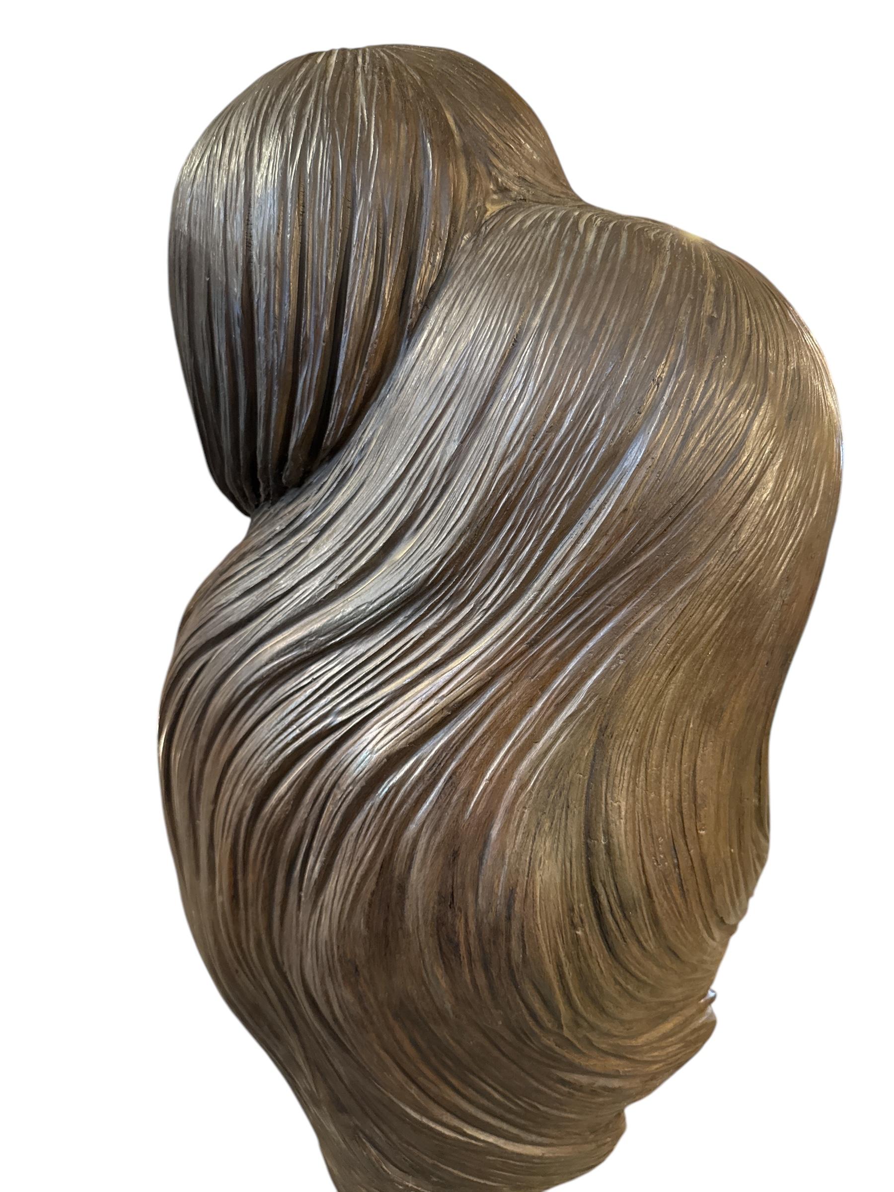 Lifesize Prince Monyo Mihailescu Bronze Statue In Excellent Condition For Sale In Pasadena, CA
