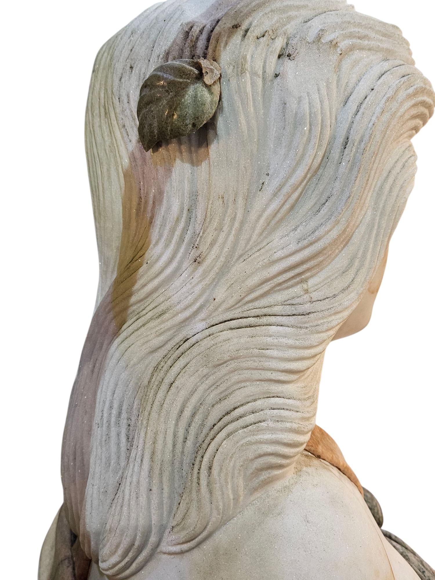 Neoclassical Lifesize Sculpture of a Classical Figure For Sale