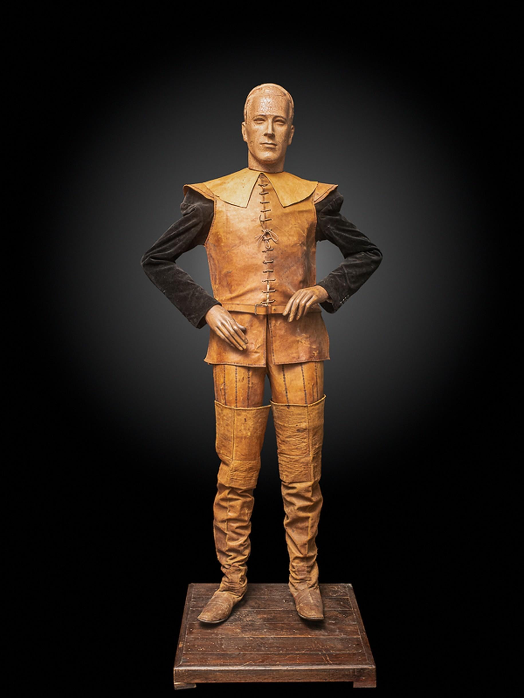 Mannequin aus Holz in Vintage-Stil mit beweglichen Armen und Beinen, beweglich im Zustand „Gut“ im Angebot in Leuven , BE