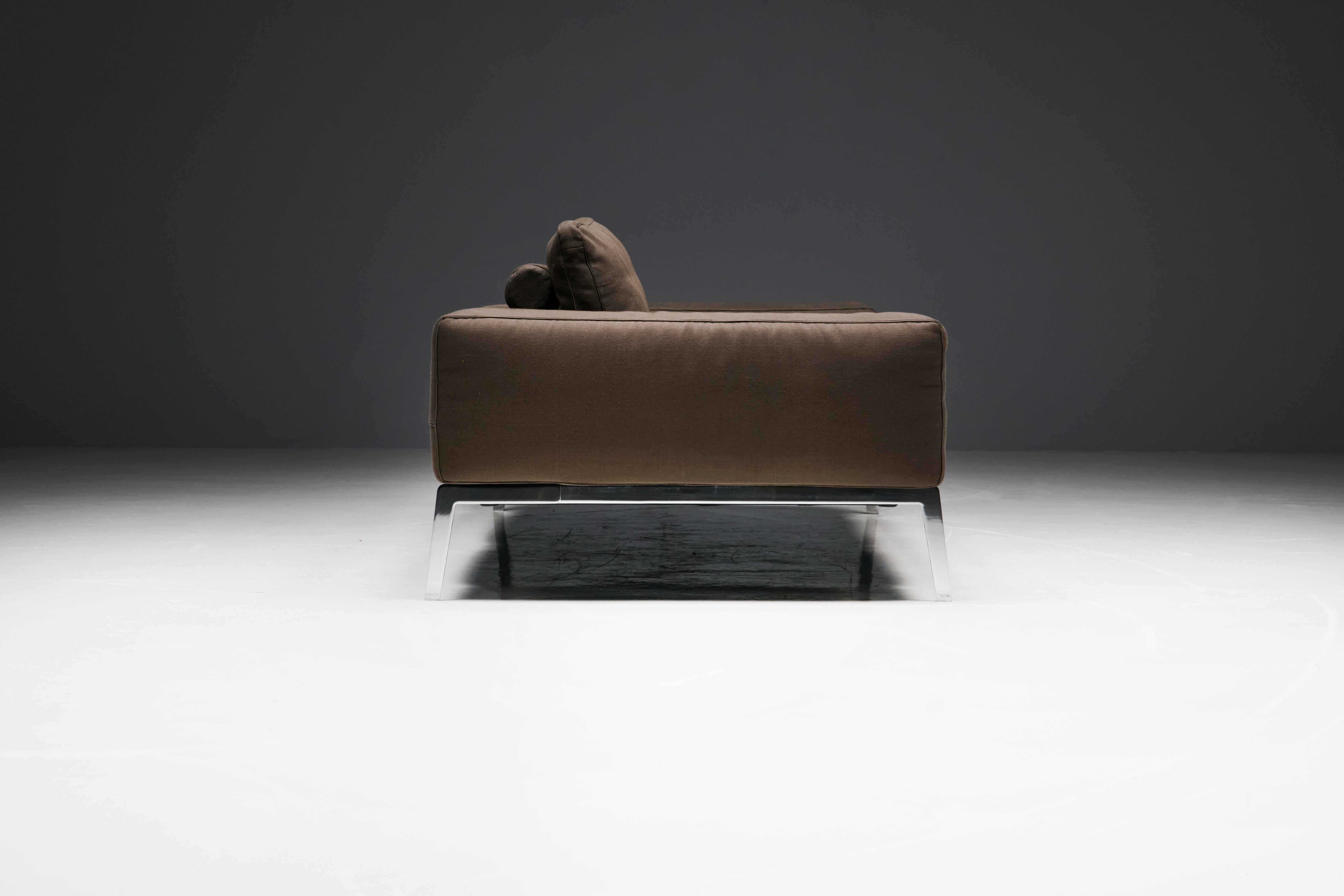 Metal Lifesteel Sofa by Antonio Citterio for Flexform, Italy, 2018 For Sale