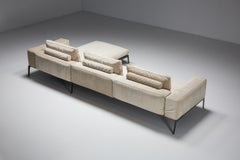 Antonio Citterio for Flexform, Lifesteel White Three Seater Sofa