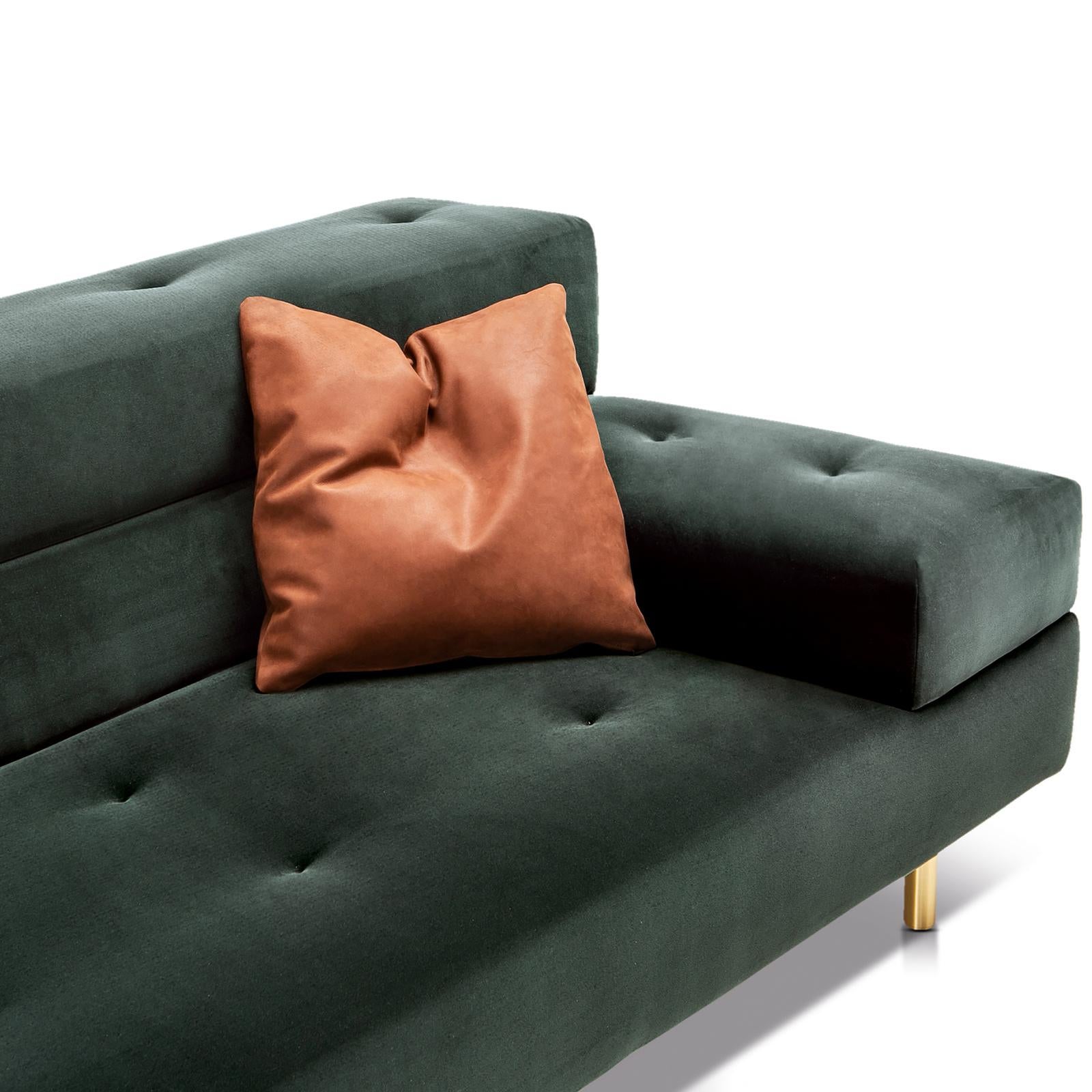 Modern Lifestyle Green Sofa For Sale