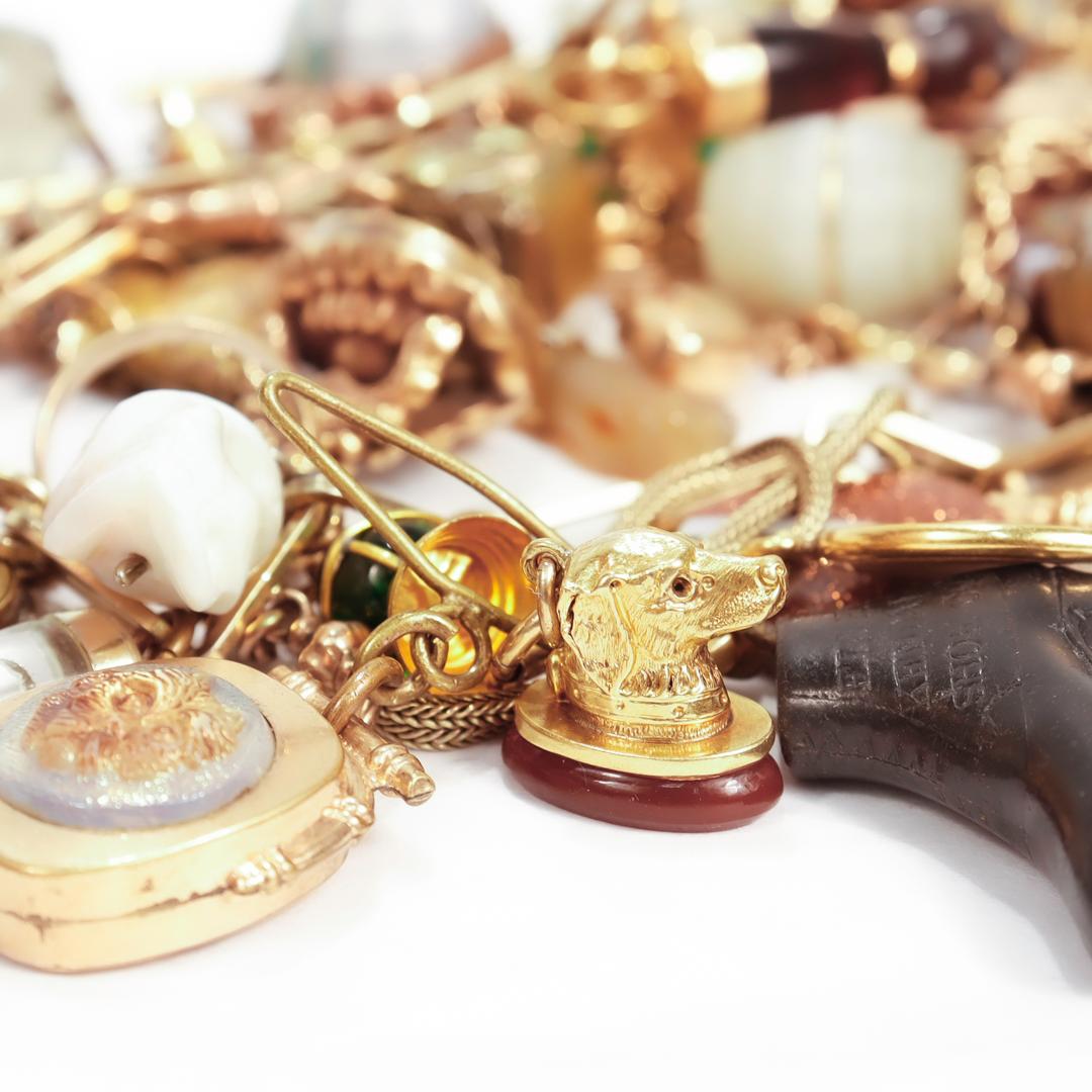 Lifetime Collection Antique Charm (Bracelet) Necklace For Sale 6
