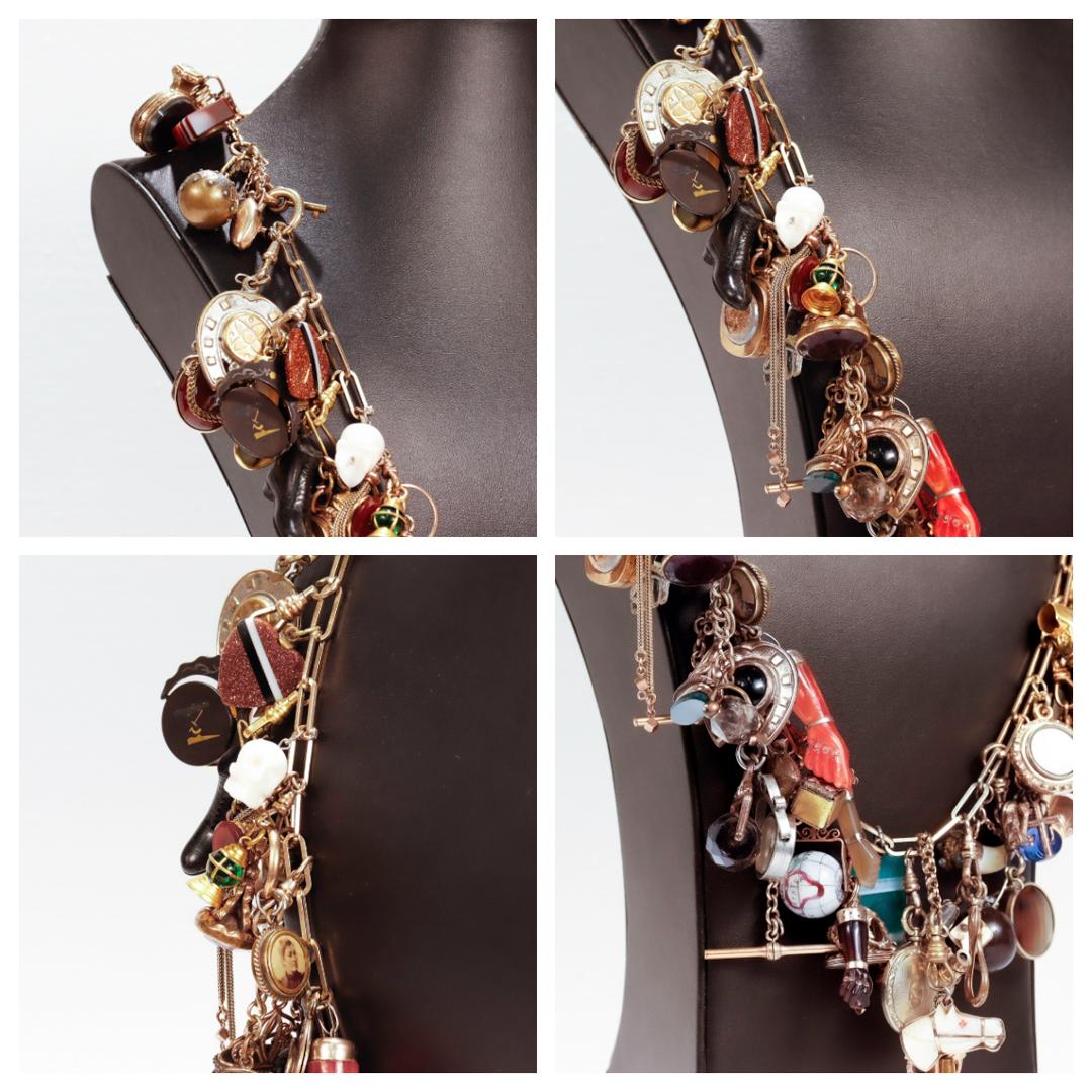 Lifetime Collection Antique Charm (Bracelet) Necklace For Sale 1
